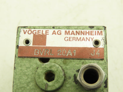 Vogele BVRL 20A1 Lubrication Distribution Manifold 20-Outlet Valve Block Lot of2