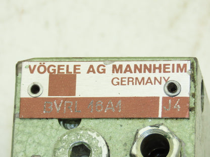 Vogele BVRL16A1 Lubrication Distribution Manifold 16-Outlet Valve Block Lot of 4