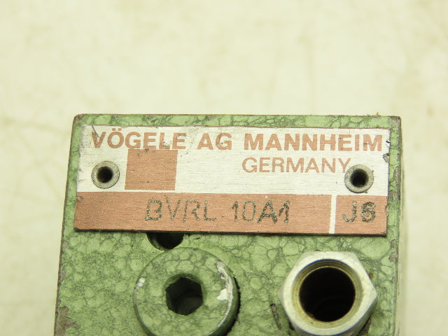 Vogele BVRL10A1 Lubrication Distribution Manifold 10-Outlet Valve Block Lot of 4