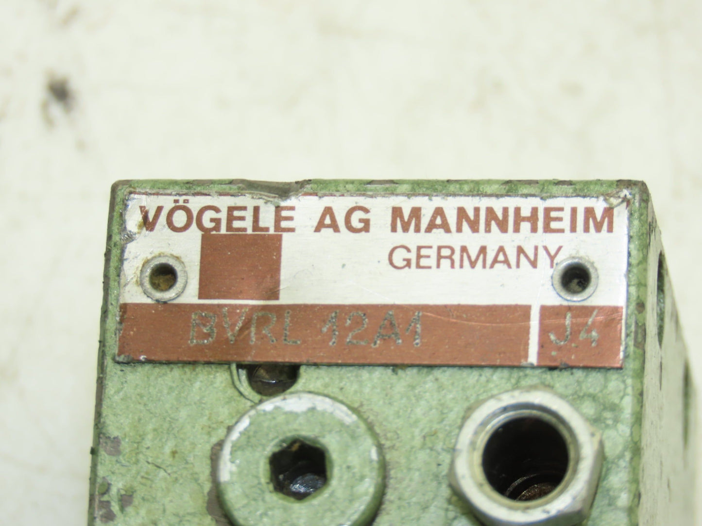 Vogele BVRL12A1 Lubrication Distribution Manifold 12-Outlet Valve Block Lot of 4