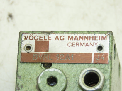 Vogele BVRL12A1 Lubrication Distribution Manifold 12-Outlet Valve Block Lot of 4