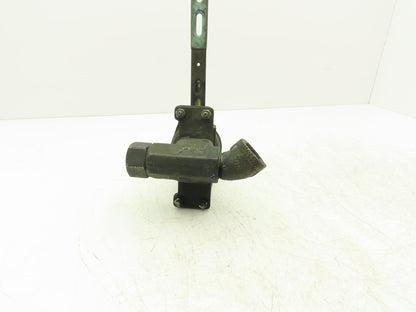 Jamesbury TORQ-HANDLE 1" Ball Valve M-F with Spring Return-to-Closed Handle