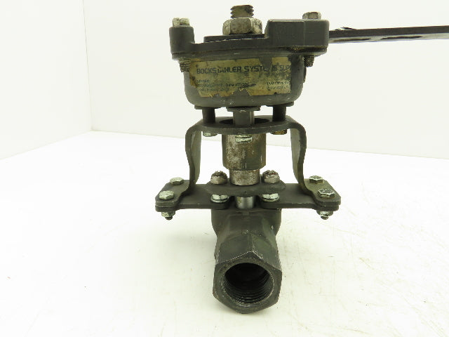 Jamesbury TORQ-HANDLE 1" Ball Valve M-F with Spring Return-to-Closed Handle