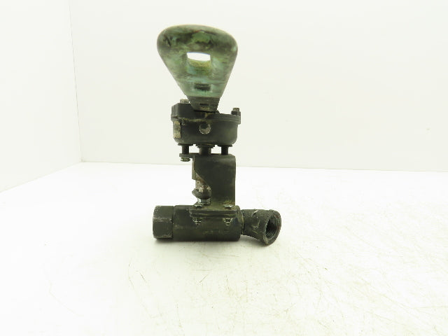 Jamesbury TORQ-HANDLE 1" Ball Valve M-F with Spring Return-to-Closed Handle