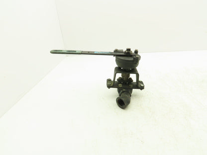 Jamesbury TORQ-HANDLE 1" Ball Valve M-F with Spring Return-to-Closed Handle