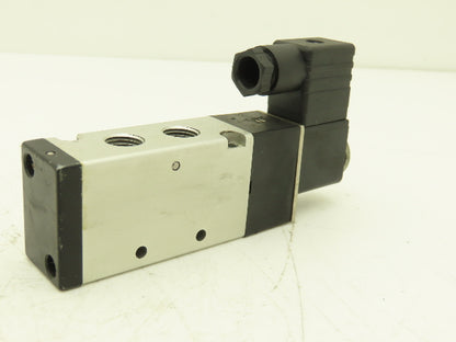 Concordia Fluidtecknik 552/6/AG14N/SS Solenoid Valve 24VDC 5 Way 2 Pos 1/4"NPT