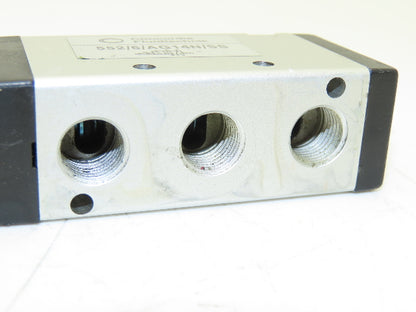 Concordia Fluidtecknik 552/6/AG14N/SS Solenoid Valve 24VDC 5 Way 2 Pos 1/4"NPT