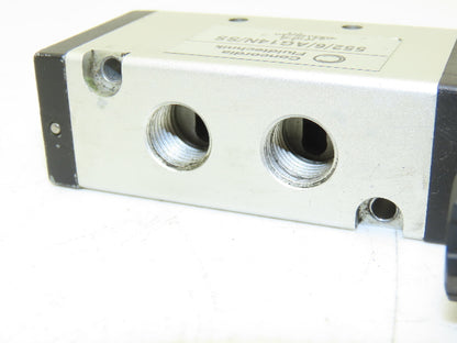 Concordia Fluidtecknik 552/6/AG14N/SS Solenoid Valve 24VDC 5 Way 2 Pos 1/4"NPT