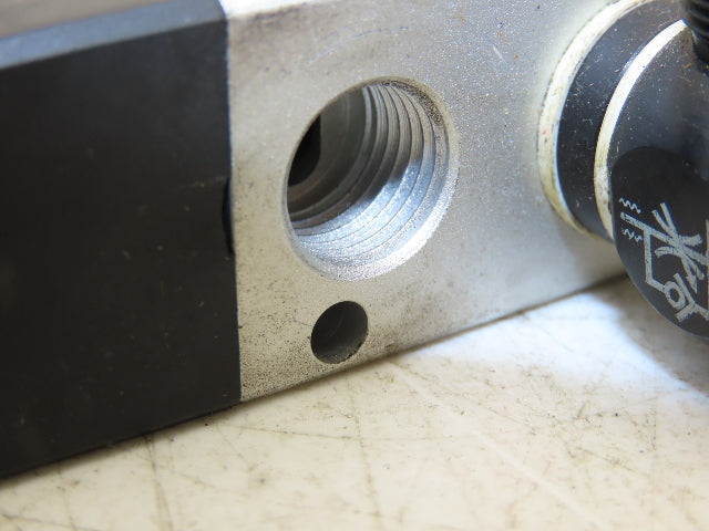 Wirth+Schwaar 552 SV 8102 Pneumatic Solenoid Valve 24VDC 5 Way 2 Pos 1/8"NPT