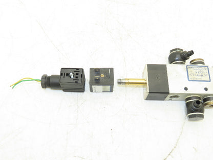 Wirth+Schwaar 552 SV 8102 Pneumatic Solenoid Valve 24VDC 5 Way 2 Pos 1/8"NPT