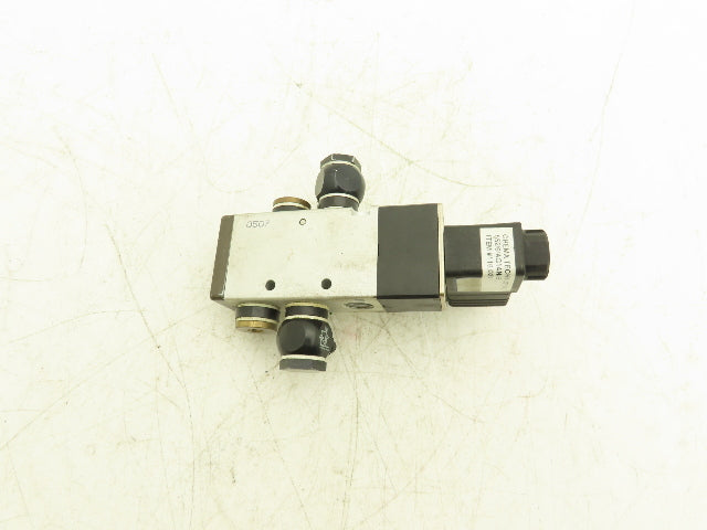 Wirth+Schwaar 552 SV 8102 Pneumatic Solenoid Valve 24VDC 5 Way 2 Pos 1/8"NPT