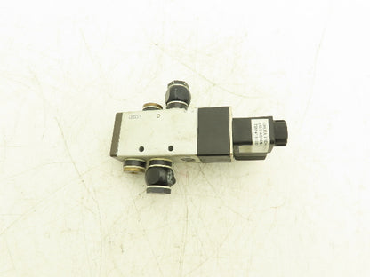 Wirth+Schwaar 552 SV 8102 Pneumatic Solenoid Valve 24VDC 5 Way 2 Pos 1/8"NPT
