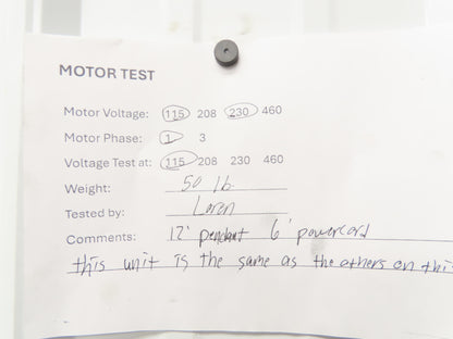 HPI 050 Hydroperfect Hydraulic Power Unit Pump 3L Tank 2.2LPM 115/230V Motor
