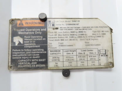 Danaher Motion TSW 112/4-195 DC Hydraulic Pump Motor Hyster E60Z Forklift 36/48V