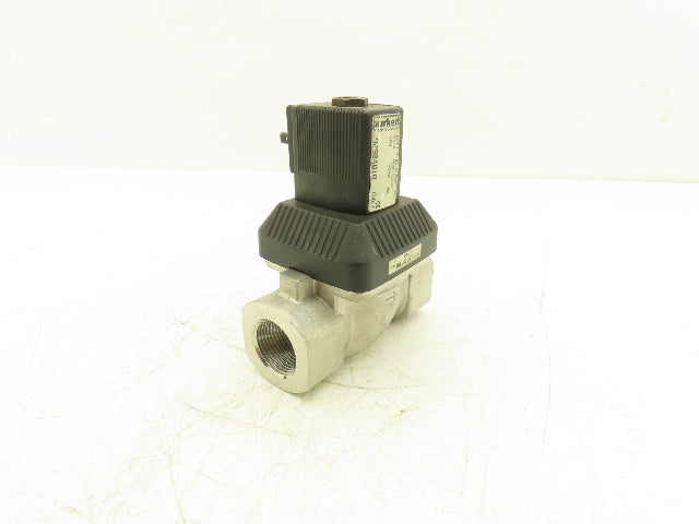 Burkert 92904010 Diaphragm Solenoid Valve 2/2 way 10 Bar 3/4" NPT 48V
