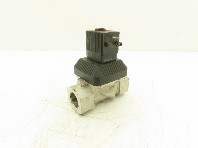 Burkert 92904010 Diaphragm Solenoid Valve 2/2 way 10 Bar 3/4" NPT 48V