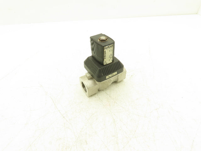 Burkert 92904010 Diaphragm Solenoid Valve 2/2 way 10 Bar 3/4" NPT 48V