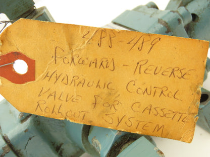 Langen VH1R12 Manual Hydraulic Directional Valve 3-Pos Lever Forward/Reverse