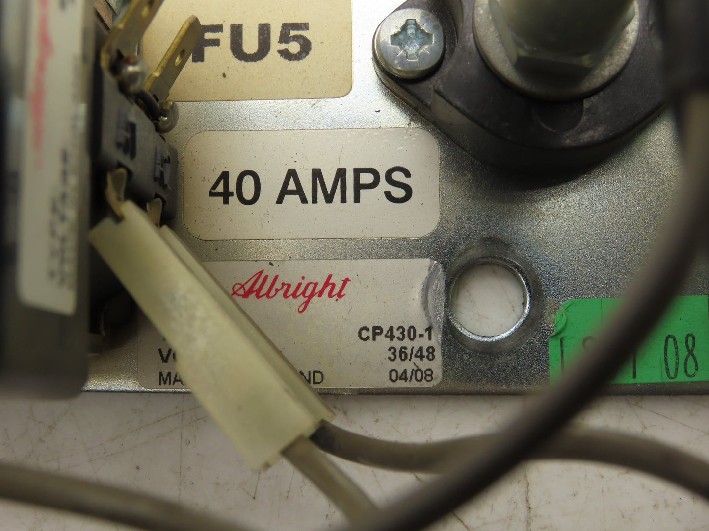 Albright SW280B-86 | SW80-398 | CP430-1 Forklift Contactor Fuse