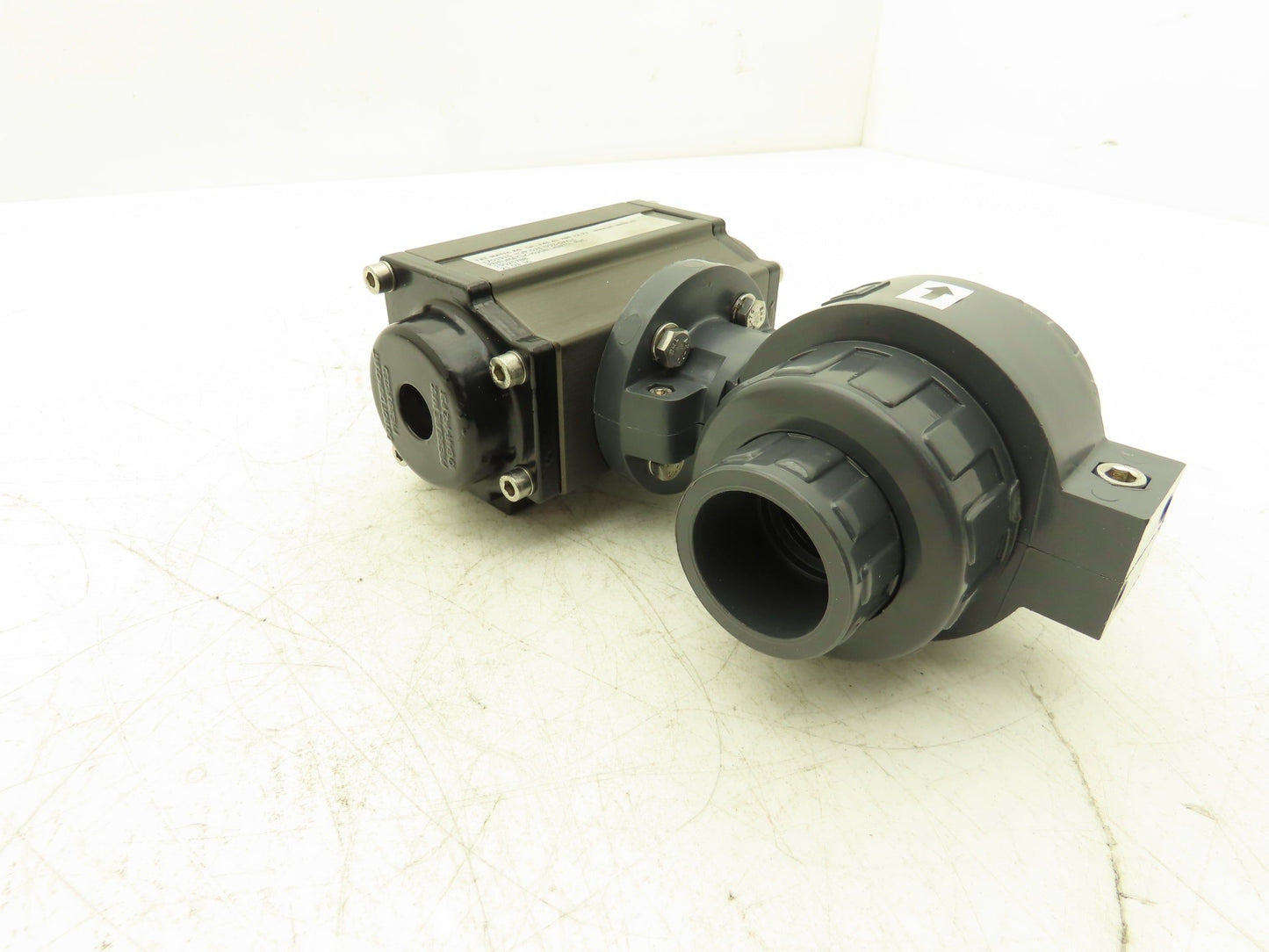 Tri-Matic AG 1701915 Double Acting Pneumatic Actuator With 1" PVC Glue in Valve