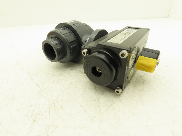 Tri-Matic AG 1701915 Double Acting Pneumatic Actuator With 1" PVC Glue in Valve