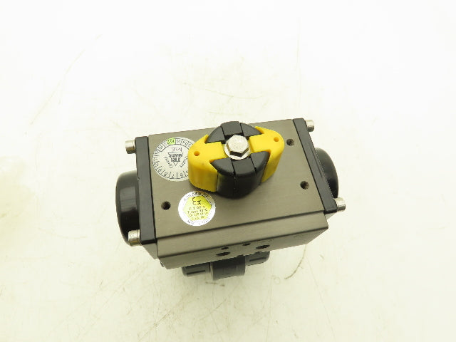 Tri-Matic AG 1701915 Double Acting Pneumatic Actuator With 1" PVC Glue in Valve