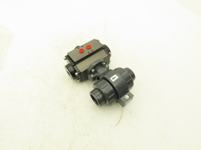 Tri-Matic AG 1701915 Double Acting Pneumatic Actuator With 1" PVC Glue in Valve