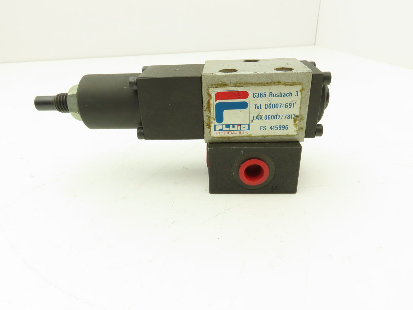 Wandfluh BDRV Dn4/40/0.3 Manual Hydraulic Pressure Relief Valve NG4 315bar