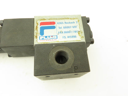 Wandfluh BDRV Dn4/40/0.3 Manual Hydraulic Pressure Relief Valve NG4 315bar