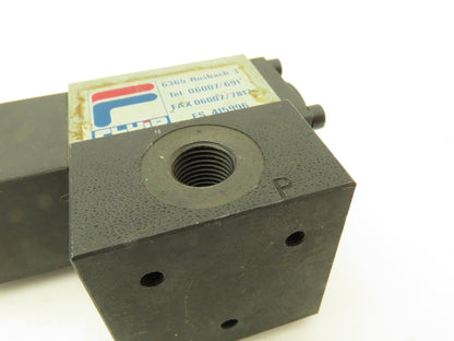 Wandfluh BDRV Dn4/40/0.3 Manual Hydraulic Pressure Relief Valve NG4 315bar