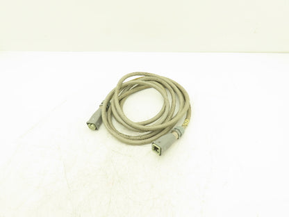 Harting 8 Pin 10A 500V 12V Extension Cord Male & Female Ends
