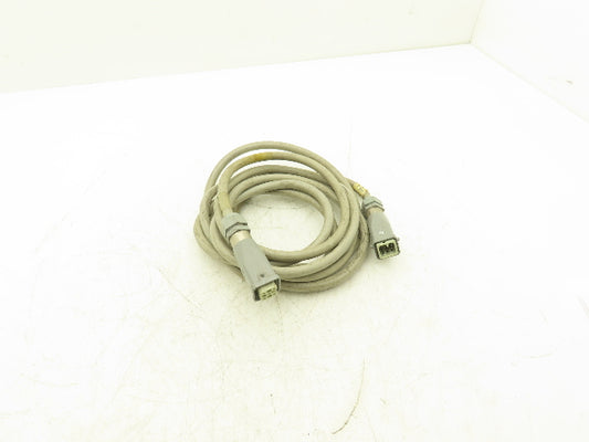 Harting 8 Pin 10A 500V 12V Extension Cord Male & Female Ends