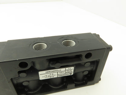 Norgren K71DA00KC0KB3 Pneumatic Manual Spool Valve 5-Way 2-Position 1/4"npt