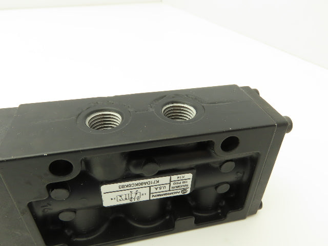 Norgren K71DA00KC0KB3 Pneumatic Manual Spool Valve 5-Way 2-Position 1/4"npt