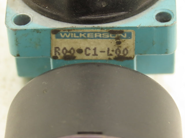 Wilkerson R00-C1-L00 Pneumatic Air Regulator Valve With 0-15 Bar Guage 1/8" NPT