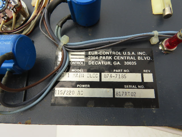 Eur-Control 874-7185 Residual Chemicals Analyzer RT-1