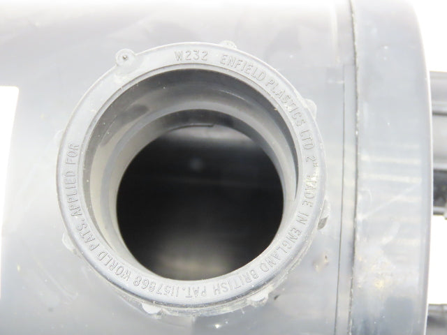 Durapipe W601 Poly Dilution Trap With Two 1.5" Inlets & One 2" Outlet