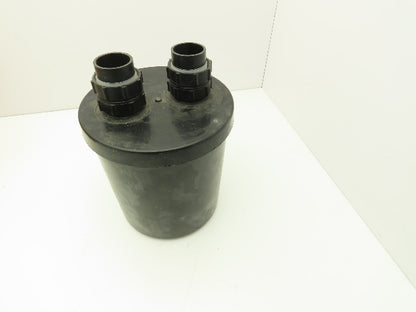 Durapipe W601 Poly Dilution Trap With Two 1.5" Inlets & One 2" Outlet