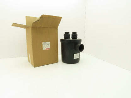 Durapipe W601 Poly Dilution Trap With Two 1.5" Inlets & One 2" Outlet