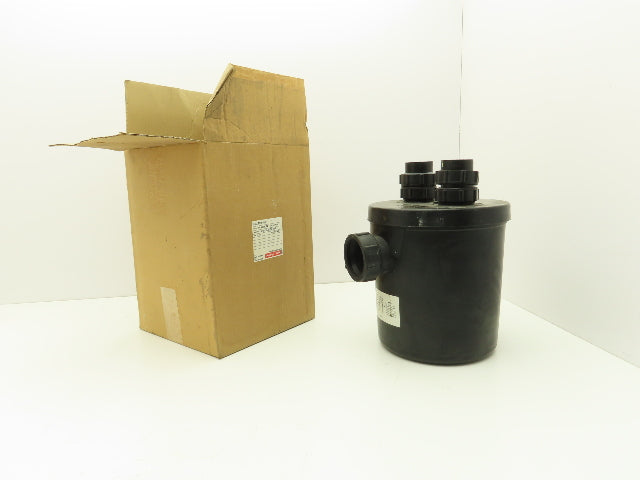 Durapipe W601 Poly Dilution Trap With Two 1.5" Inlets & One 2" Outlet