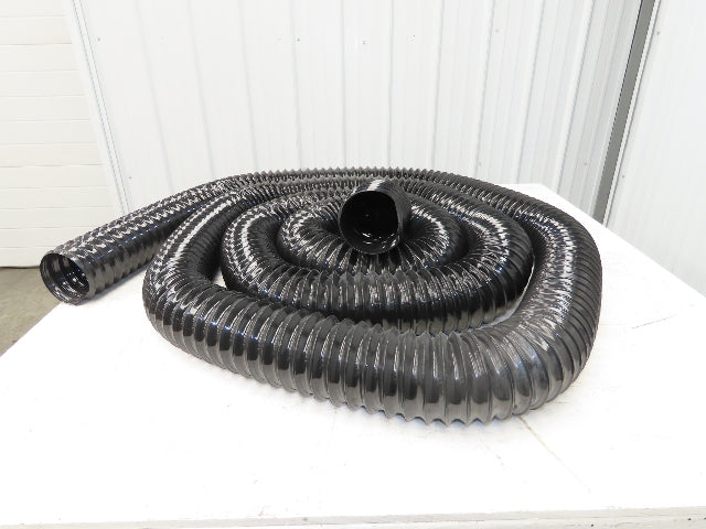 Flexaust 8501040025 Flx-Thane Urethane Hose 4" ID 25' Total Length Ducting Hose