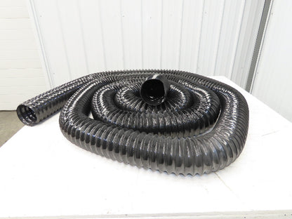 Flexaust 8501040025 Flx-Thane Urethane Hose 4" ID 25' Total Length Ducting Hose