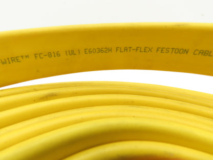 Festoon Cable Outdoor E60362H Multi-Conductor Flat Cable 8 Wire 16AWG 600V 23'