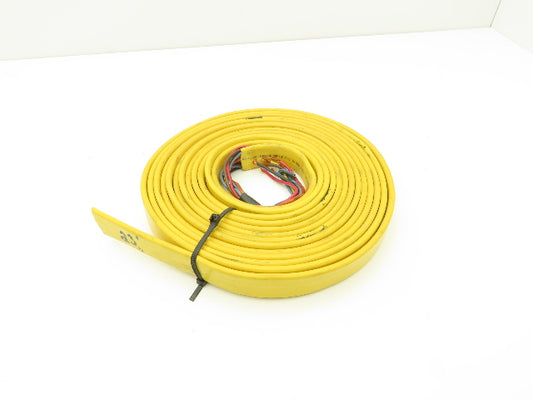 Festoon Cable Outdoor E60362H Multi-Conductor Flat Cable 8 Wire 16AWG 600V 23'