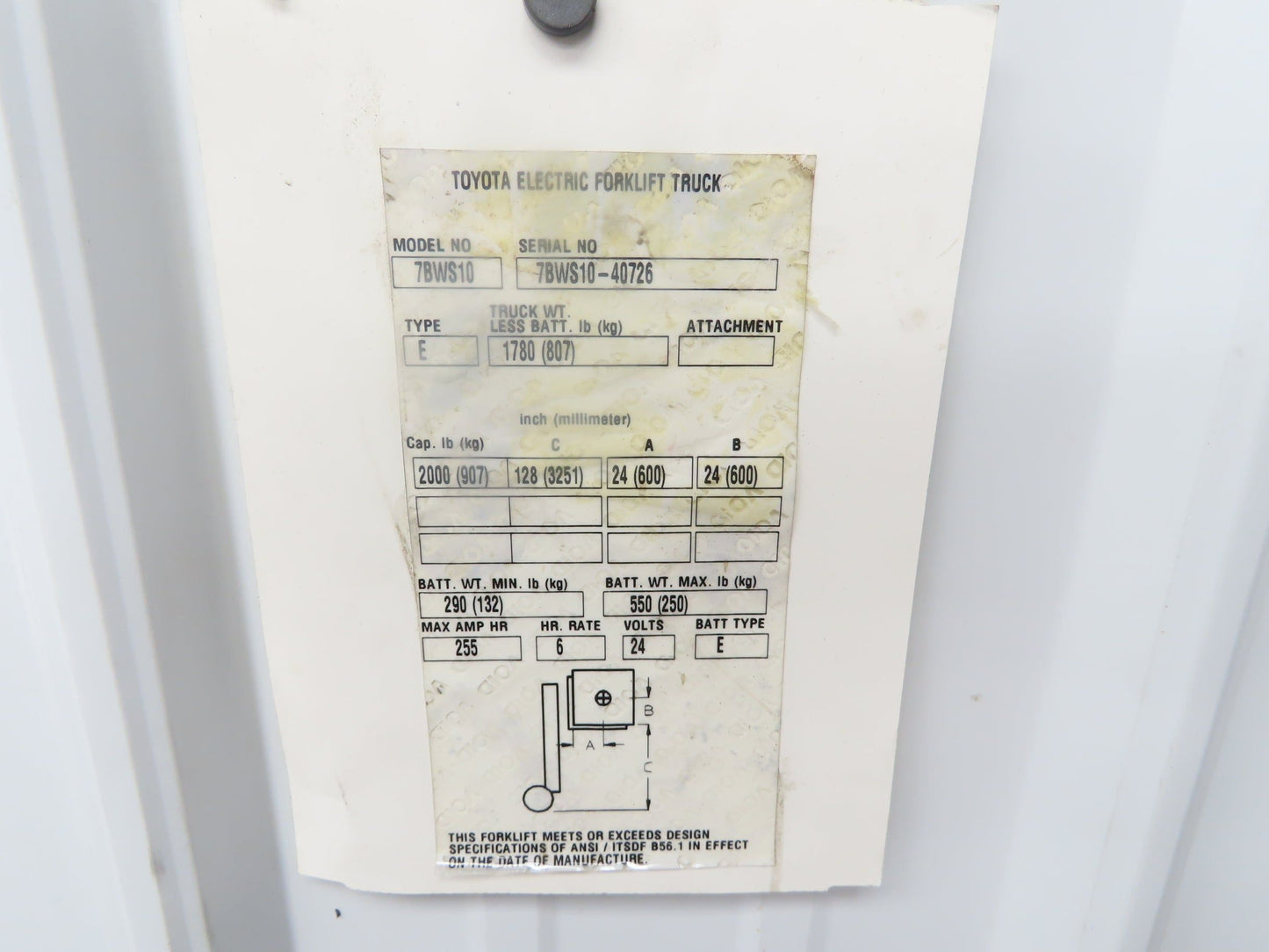 Lester 27380 24VDC Battery Charger AGM 150-305AH Walkie Pallet Stacker Forklift
