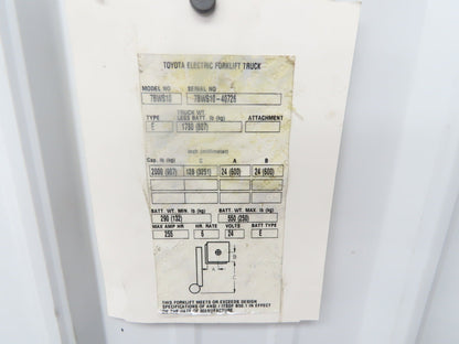 Lester 27380 24VDC Battery Charger AGM 150-305AH Walkie Pallet Stacker Forklift