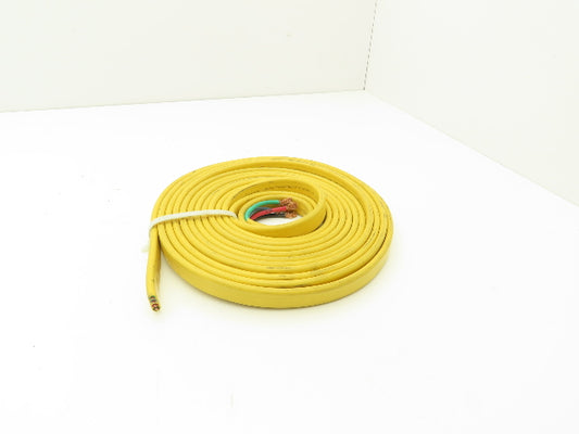 Festoon Cable Outdoor E73093 Multi-Conductor Flat Cable 4 Wire 10AWG 600V 21'