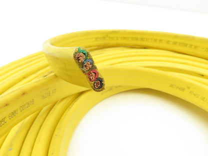 Festoon Cable Outdoor E73093 Multi-Conductor Flat Cable 4 Wire 14AWG 600V 32'