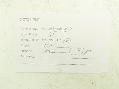 Baldor Reliance M3542 AC Motor 3/4Hp 1725 RPM 208-230/460V 3PH 56 Frame TEFC