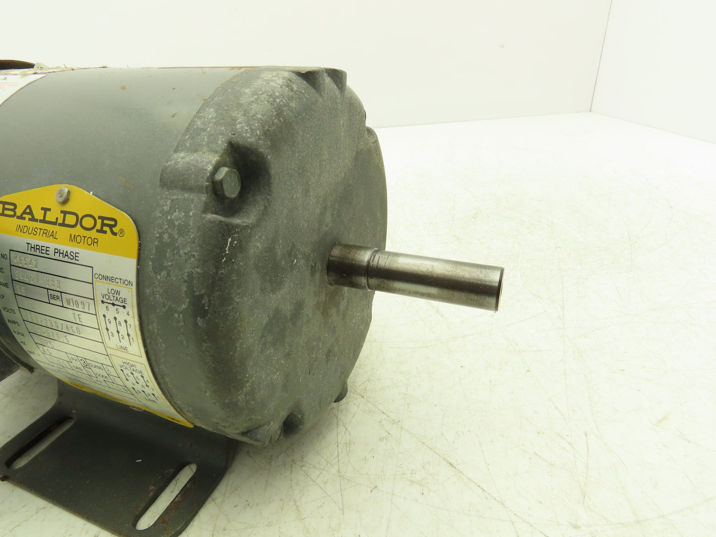 Baldor Reliance M3542 AC Motor 3/4Hp 1725 RPM 208-230/460V 3PH 56 Frame TEFC